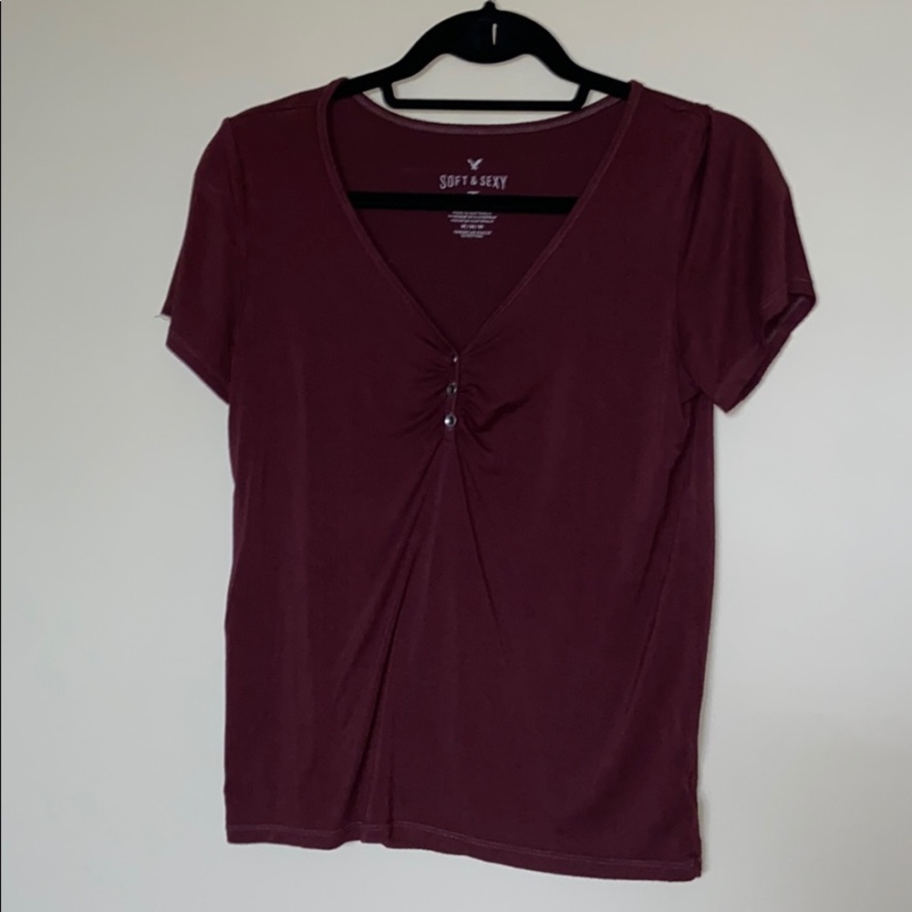 Maroon Top